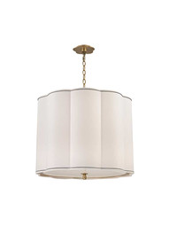 Sweeny 25 inch Pendant in Aged Brass.